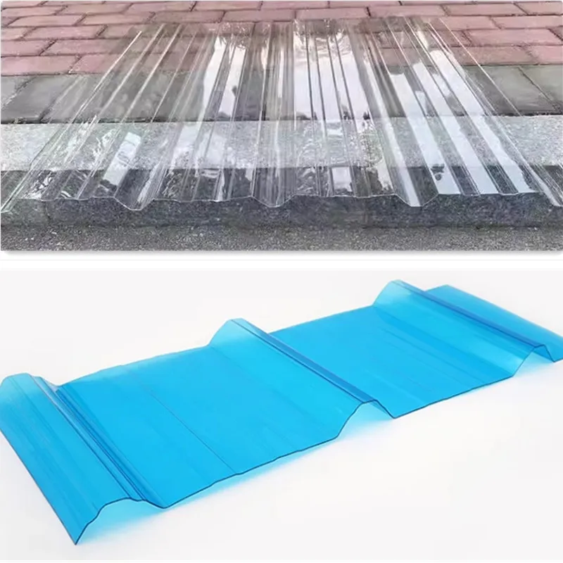 Modern Design Clear Polycarbonate Corrugated Sheet for Outdoor & Hotel Applications PC Roofing Sheets