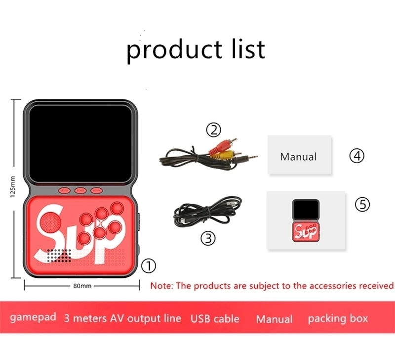 2021 new classic 900 in 1 handheld game player mini SUP retro games console hotsell boy gamepad