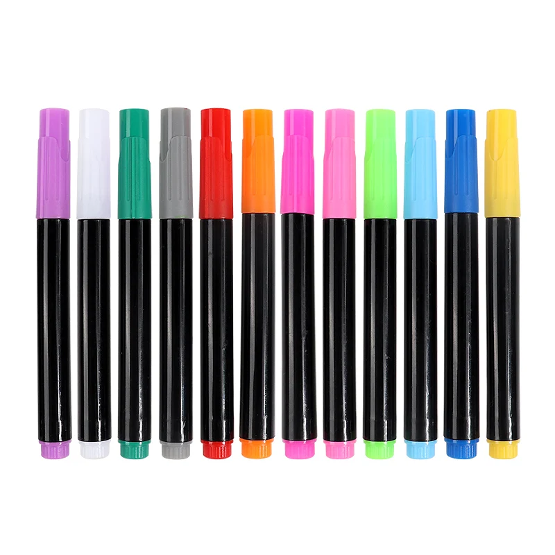 Customization Colorful Erasable Marker 12 Colors Dry Erase Marker Magnetic Whiteboard Markers For kids