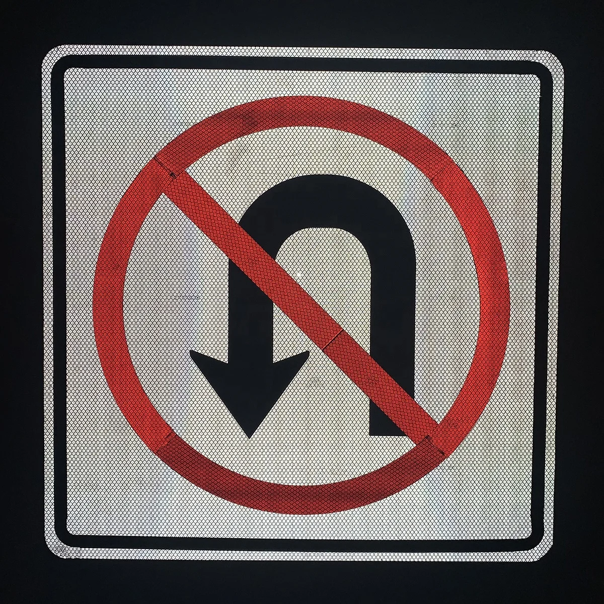 Square Shape Notice Board for Road Notice and Traffic Sign, Diamond Grade PET Reflective Material