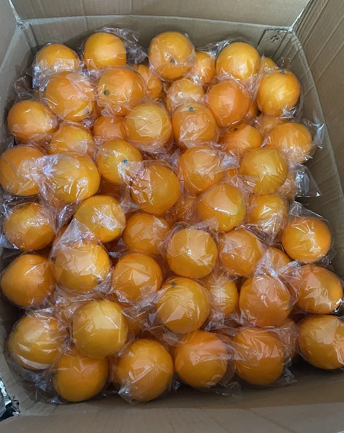 2024  artificial decorative fruits Orange for wedding table centerpieces