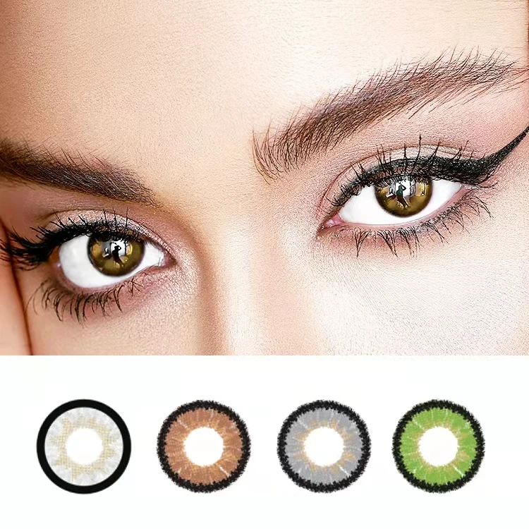 
More pretty colors Beautiful Pupil lenses beauty pupil Eyewear Glasses Lenses for Eyes 