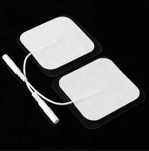 
50mm*50mm Physiotherapy tens units Electrode,electrode pad with cable 
