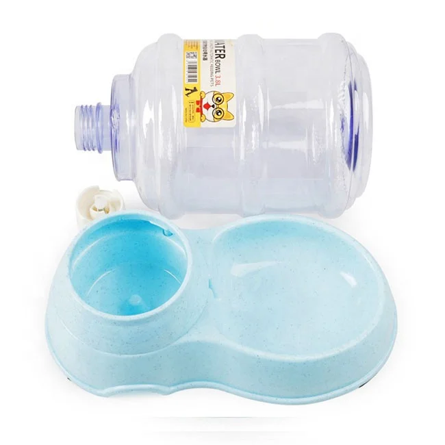 Gravity supply cat and dog water dispenser 3.8L large capacity automatic pet feeder waterer