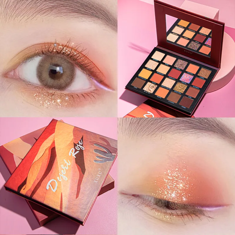 20 Colors Eyeshadow Palette Vegan Pigment Mermaid Shimmer Eyeshadow Makeup Custom Makeup Private Label Eye Shadow