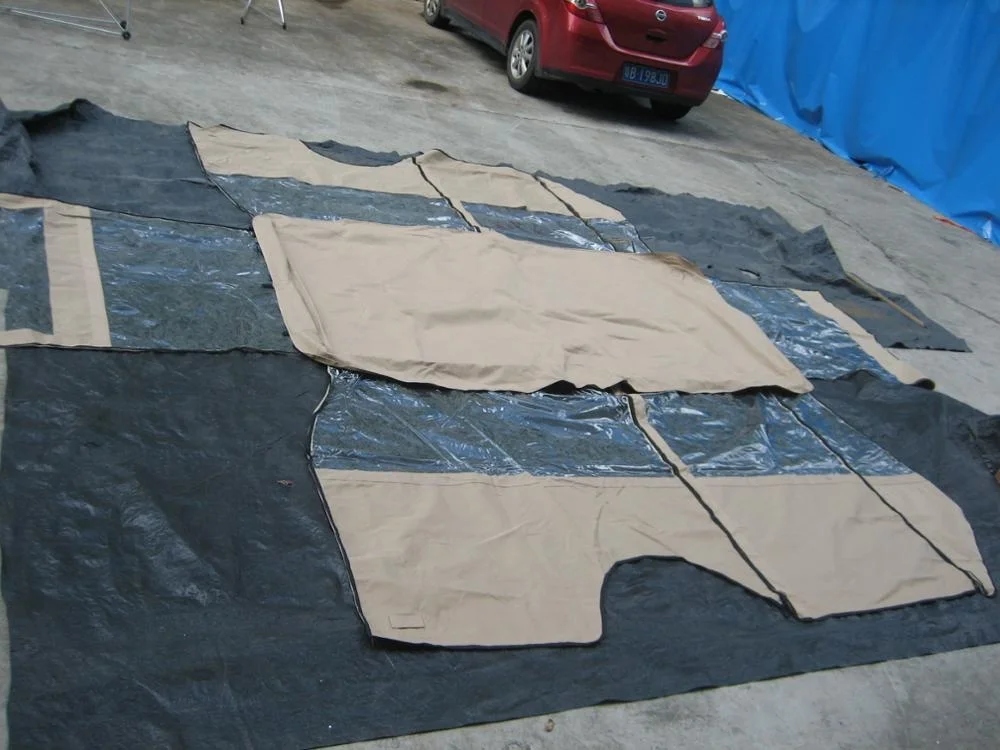 Accept OEM Waterproof Superior Golf Cart Rain Cover Buggy Driving Enclosures for 4 passengers