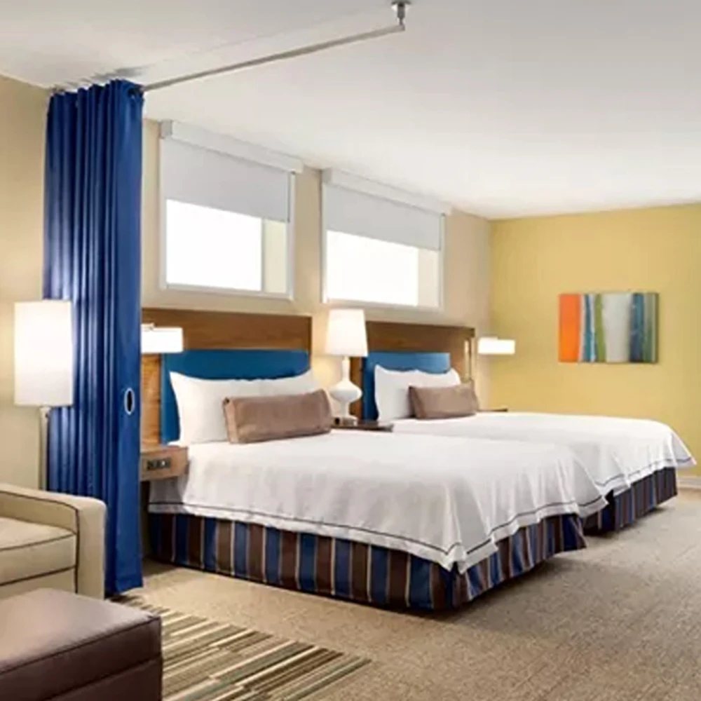 Green Curtains For Hotel Shade Ceiling tracks Hot Sale Fabric Noise Retardant Living Room Curtain Good Quantity Modern Curtains