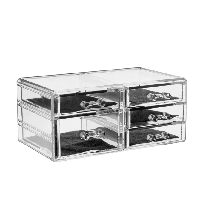 
Best prices acrylic cosmetic storage box makeup storage organizer makeup organizer with drawers 