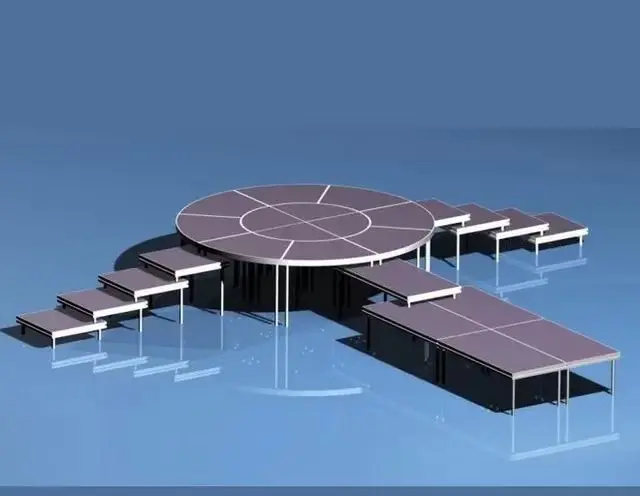 Versatile Professional Music Concert Aluminum Stage 40ft Plywood Concert Stage Flooring Competitive Price Made in China