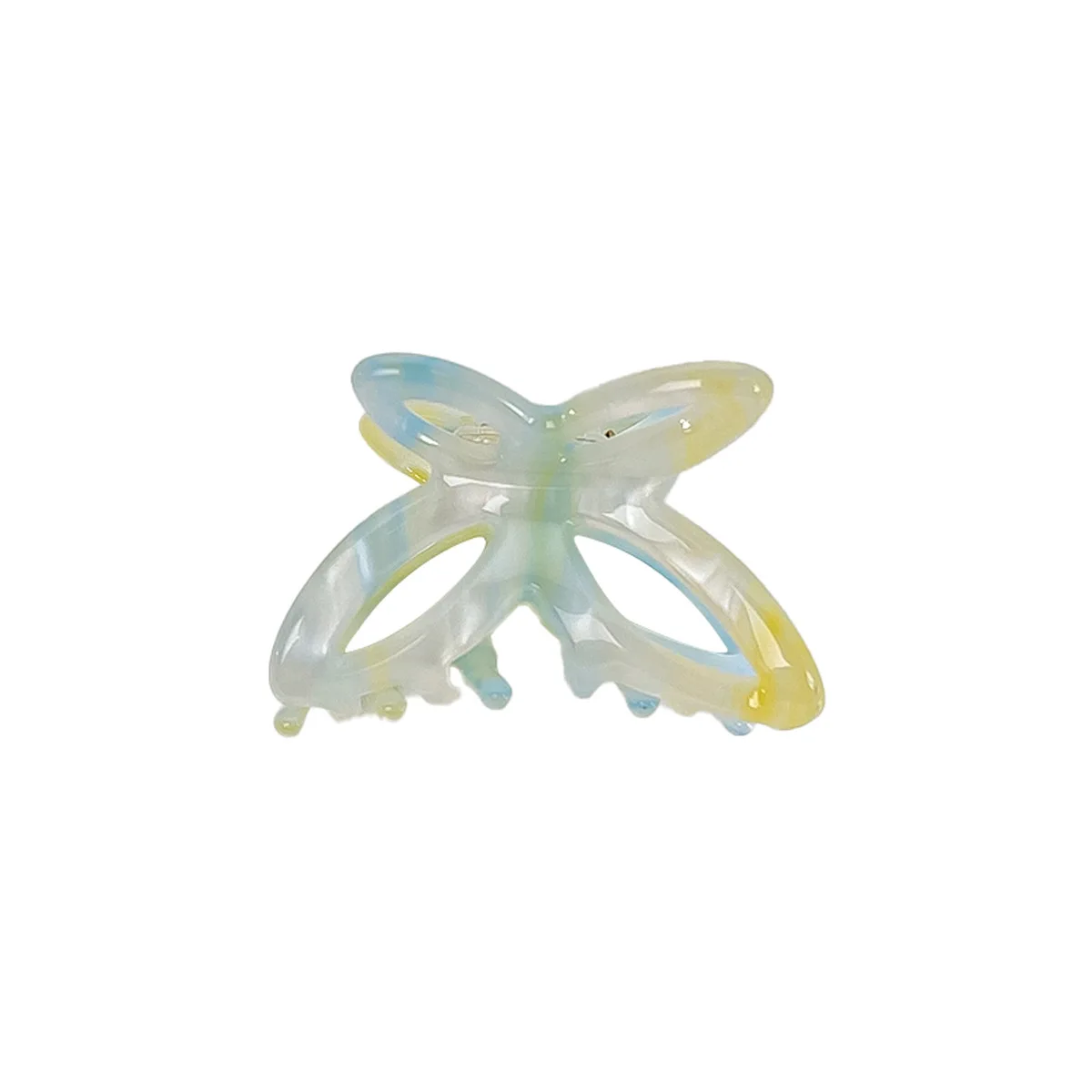 New Cute Hollow Small Butterfly Acrylic Fantasy Girl Hair Claw Clip
