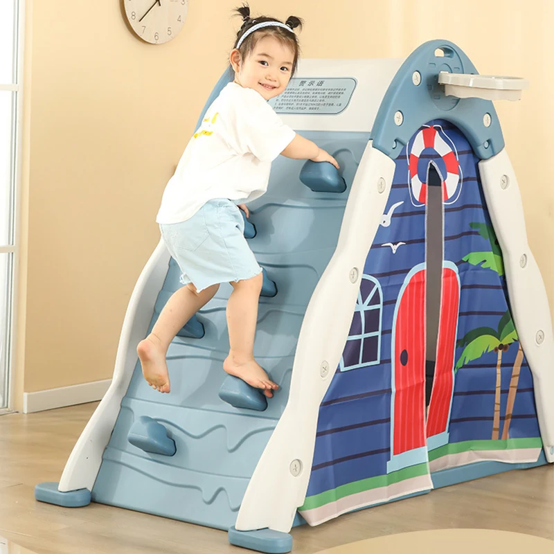 Folding Plastic Children Play House Tent Kids Tent Soft Toy Customize OEM kids indoor Climbing Frames play tent