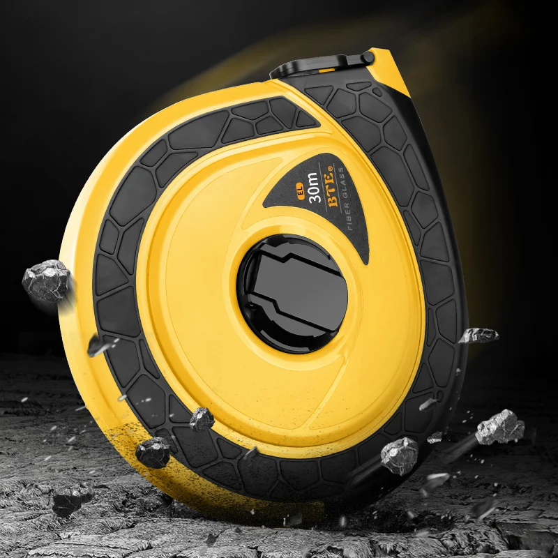 BTE wholesale high quality 30m 50m custom tape measure magnetic measure tape