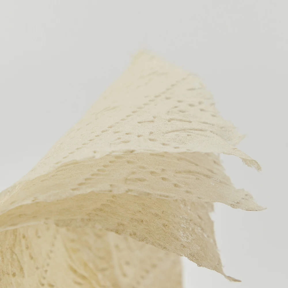 OEM ODM eco friendly unscent degradable original color toilet tissue ecological reel paper