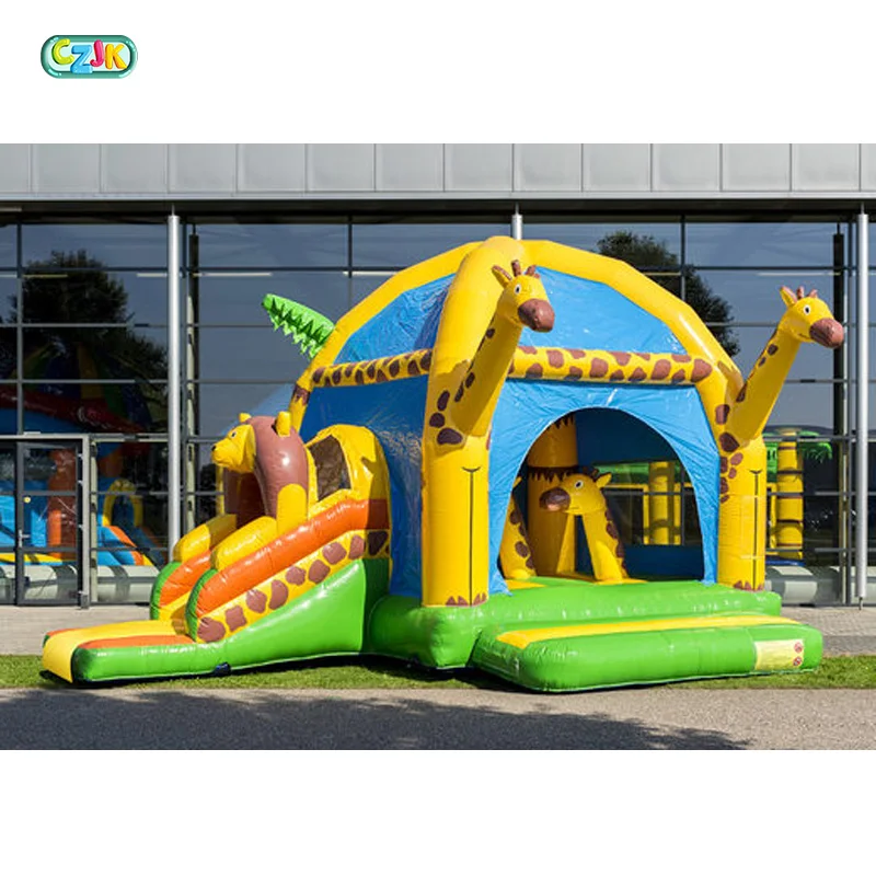 moonwalk inflatable bouncer jumping bouncy castle jumper with giraffe bounce house manufacturer