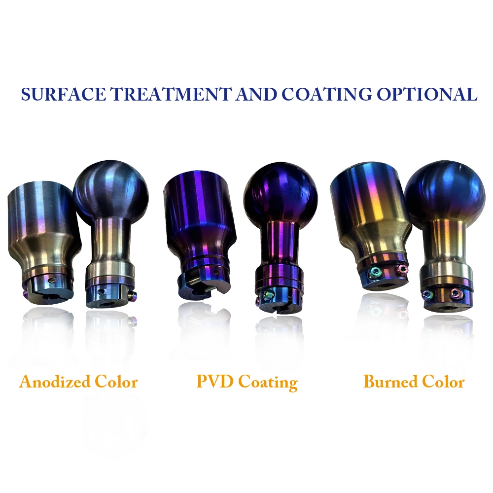 BST-TI titanium alloy gear shift knob shift lever knob Precision Cnc Spare  Custom Automatic Titanium Gear Shift Knob