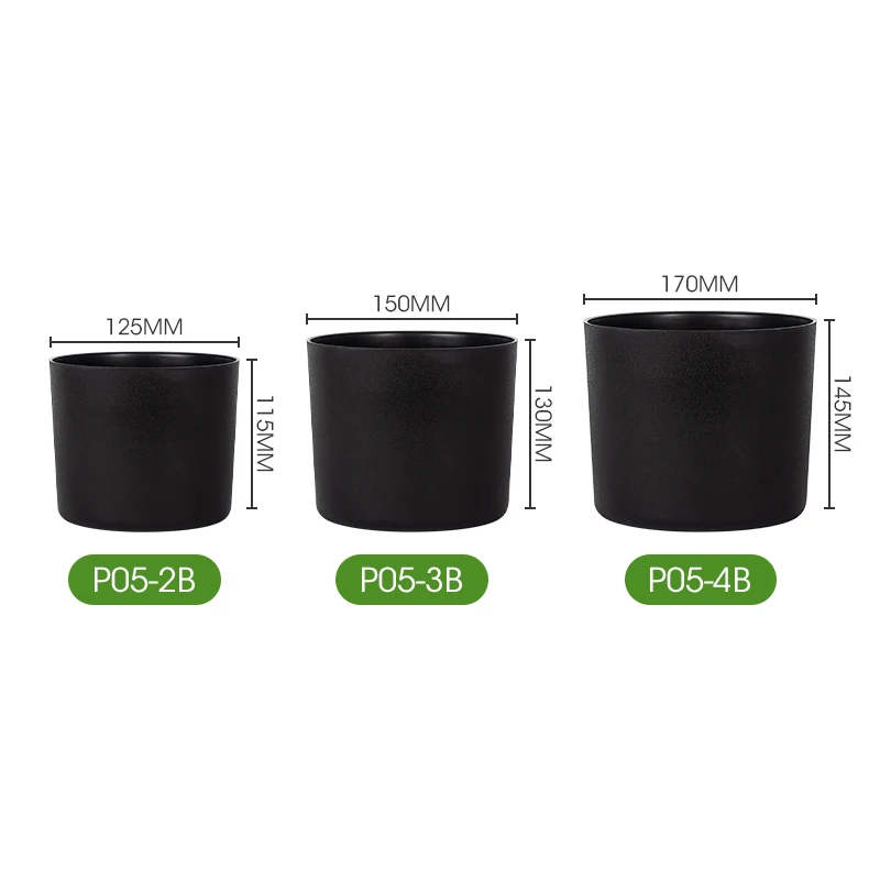 Yicai Round Planters for Indoor Flowers Pots Plants Plastic Nursery Planting Orchid Garden Rural Extra Large Trees