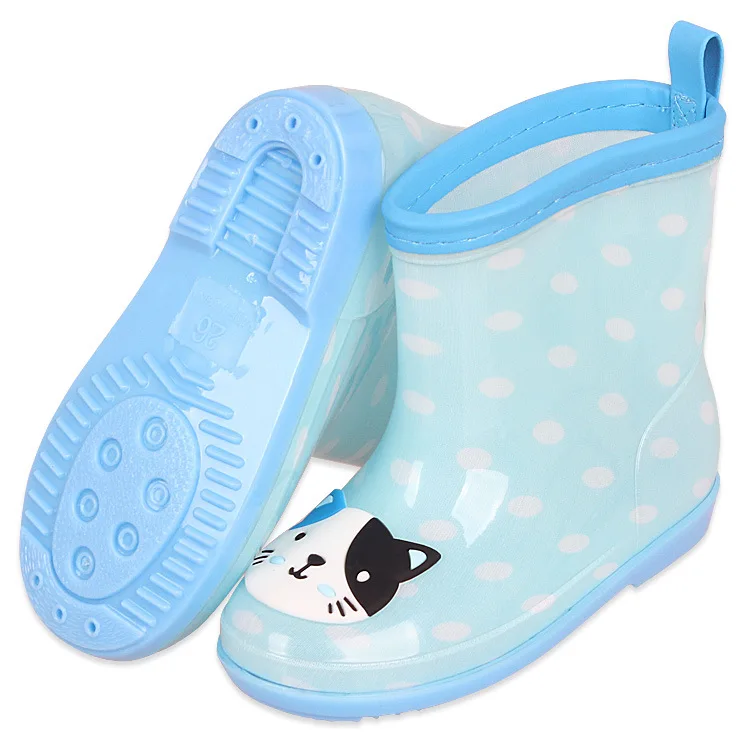 Rabbit Frog cat bear animal kids rain boots children pvc color boots waterproof kids cute cheap rain boots for boys and girls