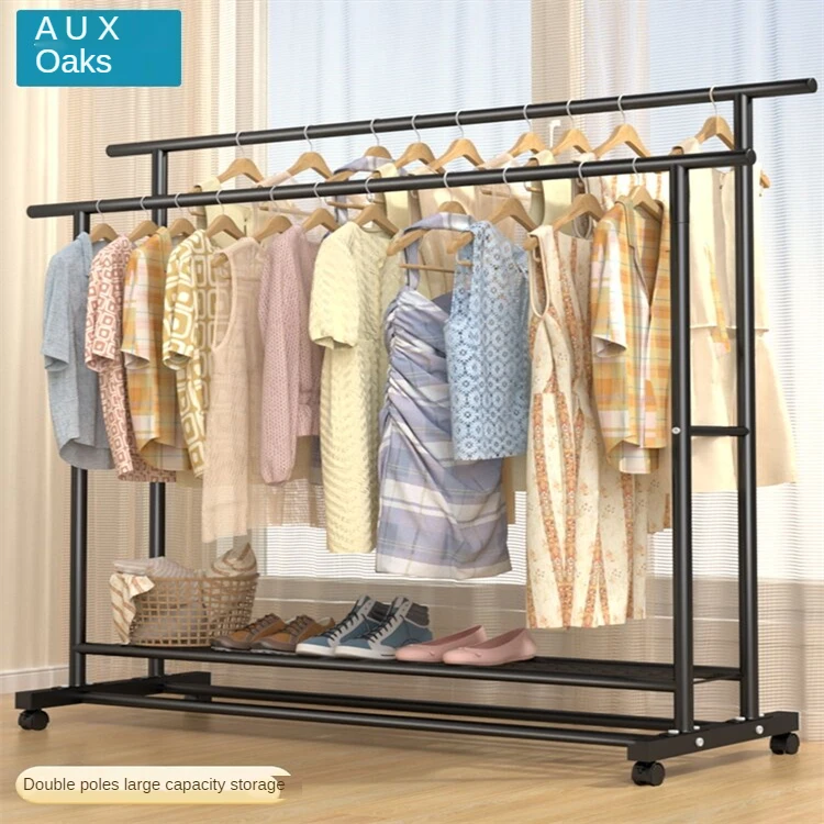 Indoor And Outdoor Drying Clothes Metal Racks Hanger With Pulley