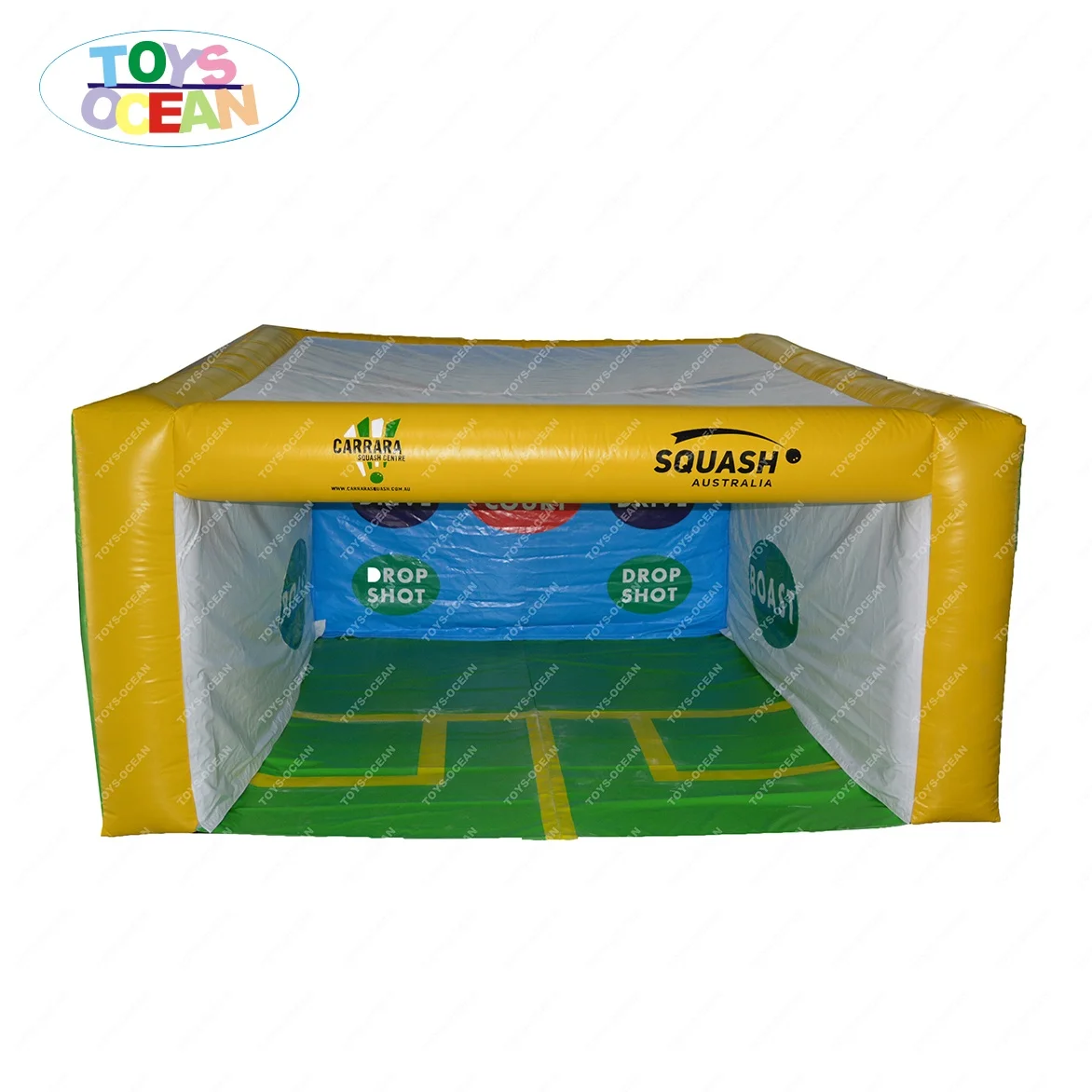 Inflatable squash court comes to Covenant Inflatable shooting game