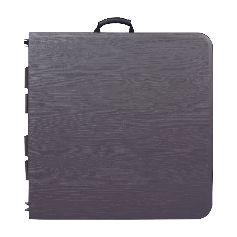 Оптовая продажа черный складной стол из нержавеющей стали пластиковые складные переносные столы