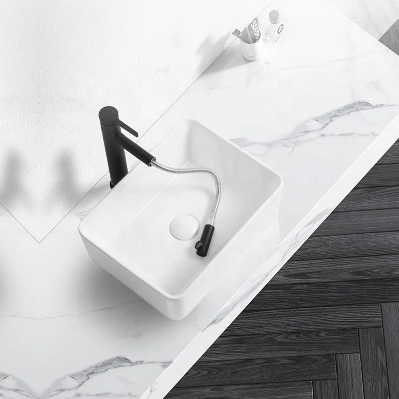 Art Basin oblong counter wash basin cheap price