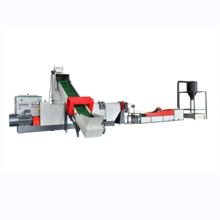 Waste PP PE PET BOPP film recycling granules machine durable plastic pelletizing machine