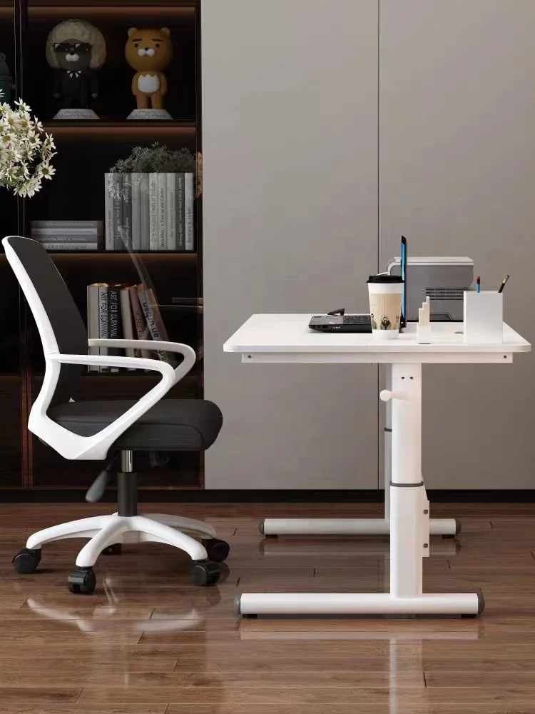 China Supplier Competitive Price High Quality Adjustable Office Table MDF Lifting Table For Sale