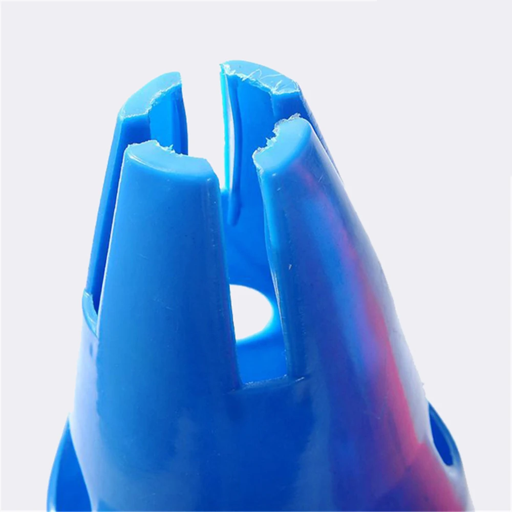 30 50cm Cono De Agilidad Football Barrier Plastic Round Base with Hole Football Cones Soccer Markers