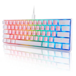 Seenda Programmable 16 RGB Backlit Keyboards For Gamer Mechanical Gaming Keyboard