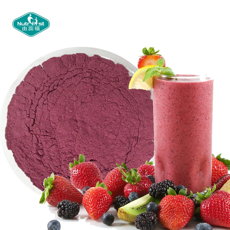Mixed Fruit Fiber Ingredients Superfood Plants Extract Super Red Blend Powder