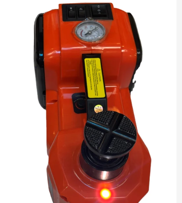 Electric Car Jack 5 Ton Hydraulic with Electric Impact Wrench Inflatable Pump LED Light Change Tires Garage Repair