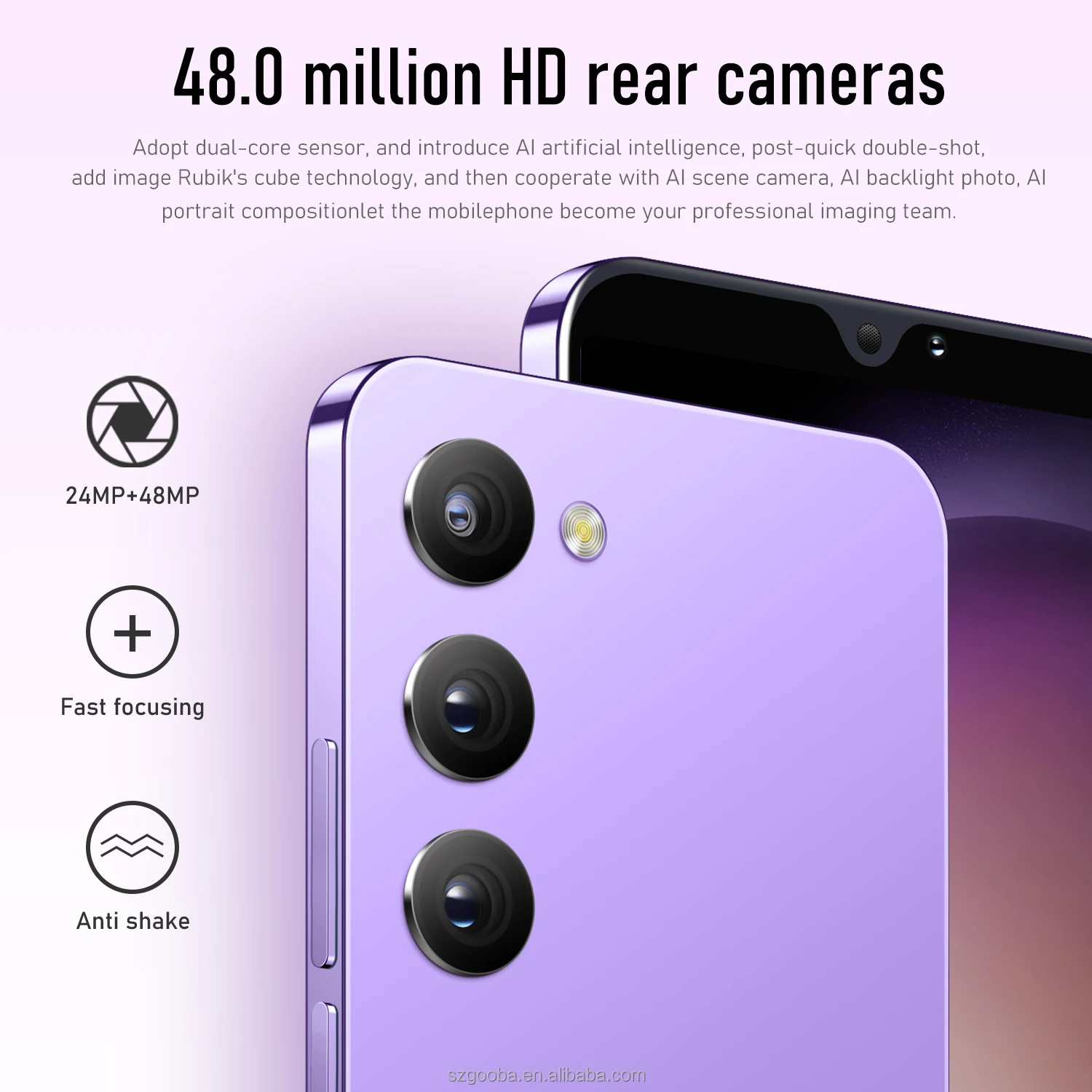 Charming S23 Ultra Original Smartphone Supports MP3&Face Recognition Smartphone Now Buy One Phone and Get One Earphone Free