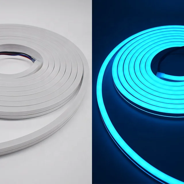 Светодиодный неоновый гибкий шнур световая Гибкая полоса SMD5050 RGB 12 В 24 наружный светильник с индивидуальным логотипом