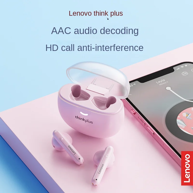 Original Lenovo LP1 pro  Wireless Bt V5.1 Earbuds Waterproof Sport Gaming Wholesale Headphones With Mic earphone accessories