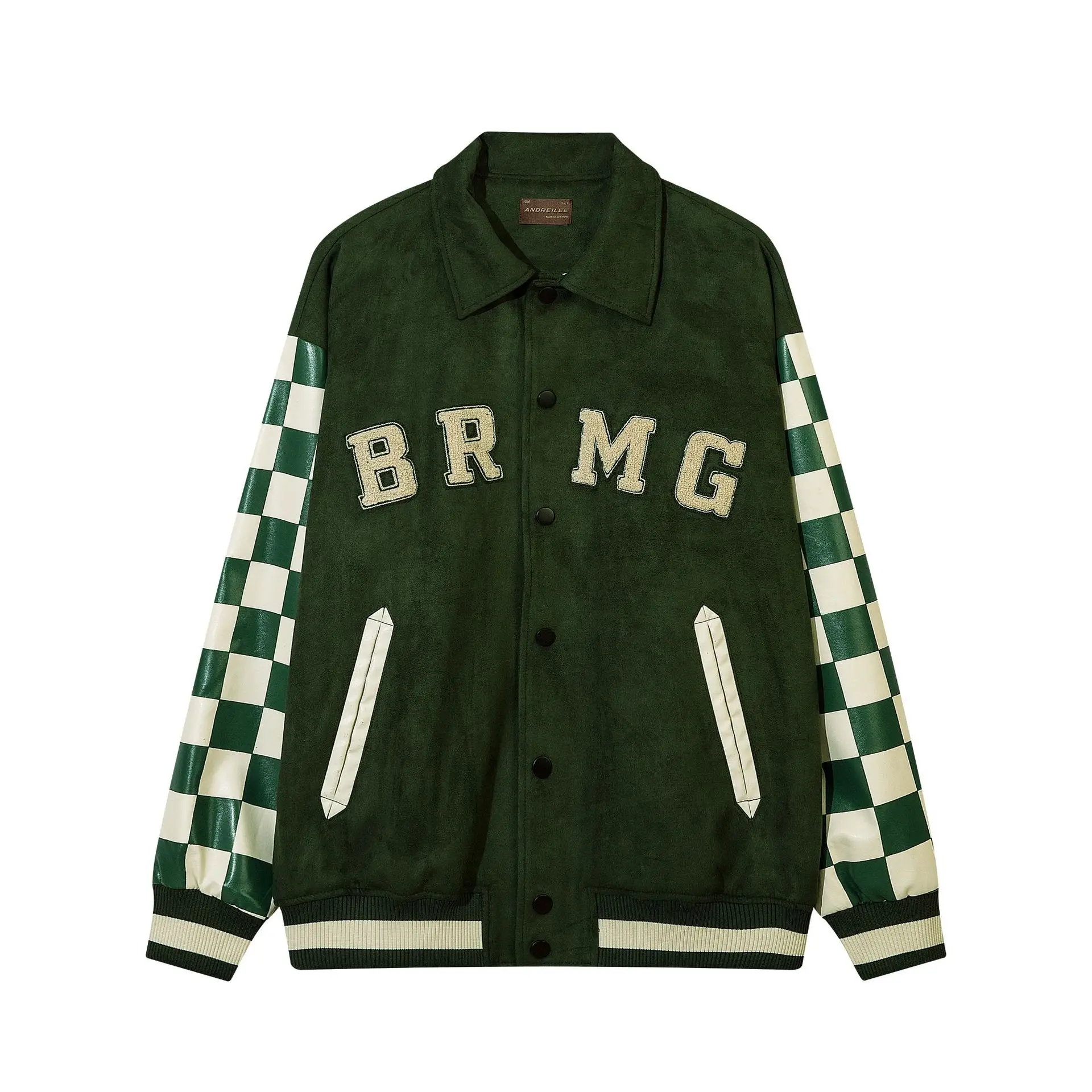 OEM custom chenille embroider patch logo winter baseball bomber vintage letterman varsity jackets for men