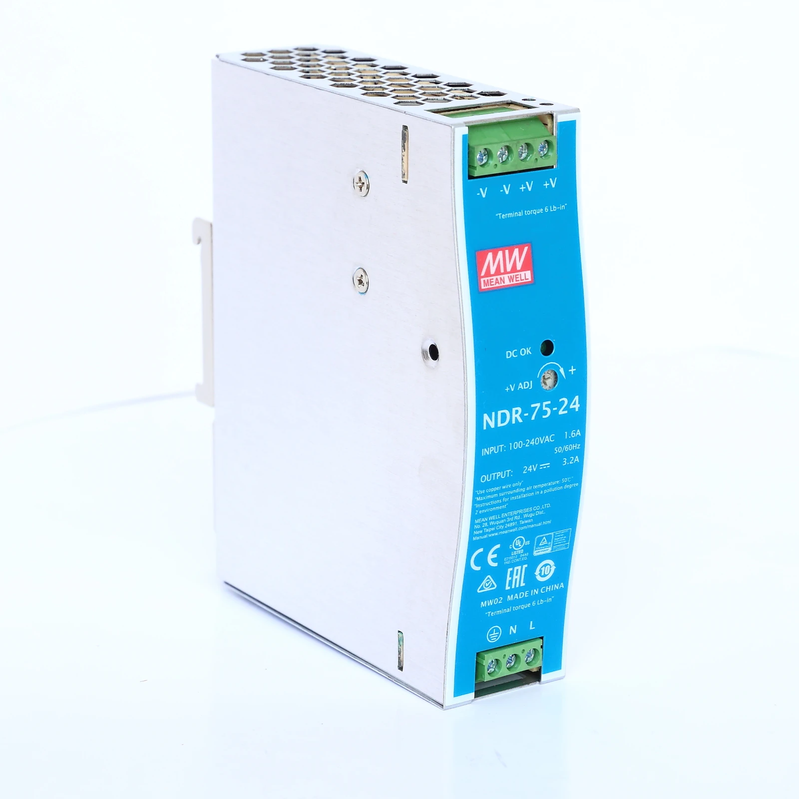 DC for NES/RS/S original authentic MEAN WELL switching power supply rail