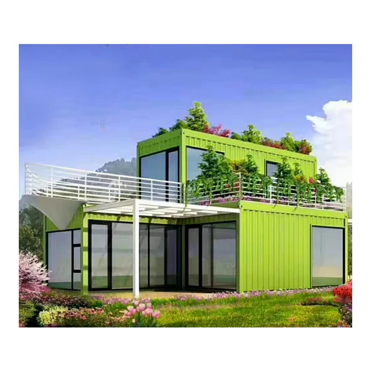 Competitive price Chinese modular prefabricated house luxury 3 bedroom container homes 40ft luxury house