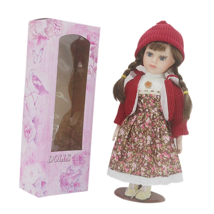 Низкий минимальный заказ красивые элегантные керамические фарфоровые кукольные лица дешевые оптовые головки (упаковка в подарочную коробку)