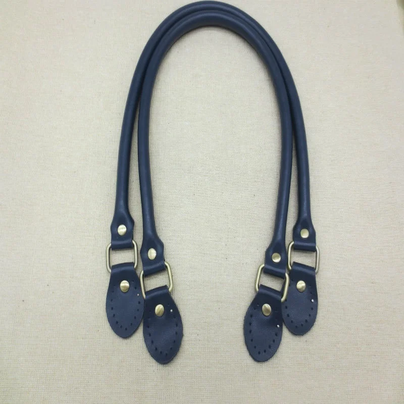 62cm cowhide  leather hardware ring single shoulder bag strap handle strap handle DIY bag accessories