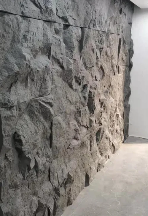 Faux Stone Lightweight Stone Polyurethane Foam PU Stone Skin Fire Retardant Wall Panel Background Wall Board Cladding