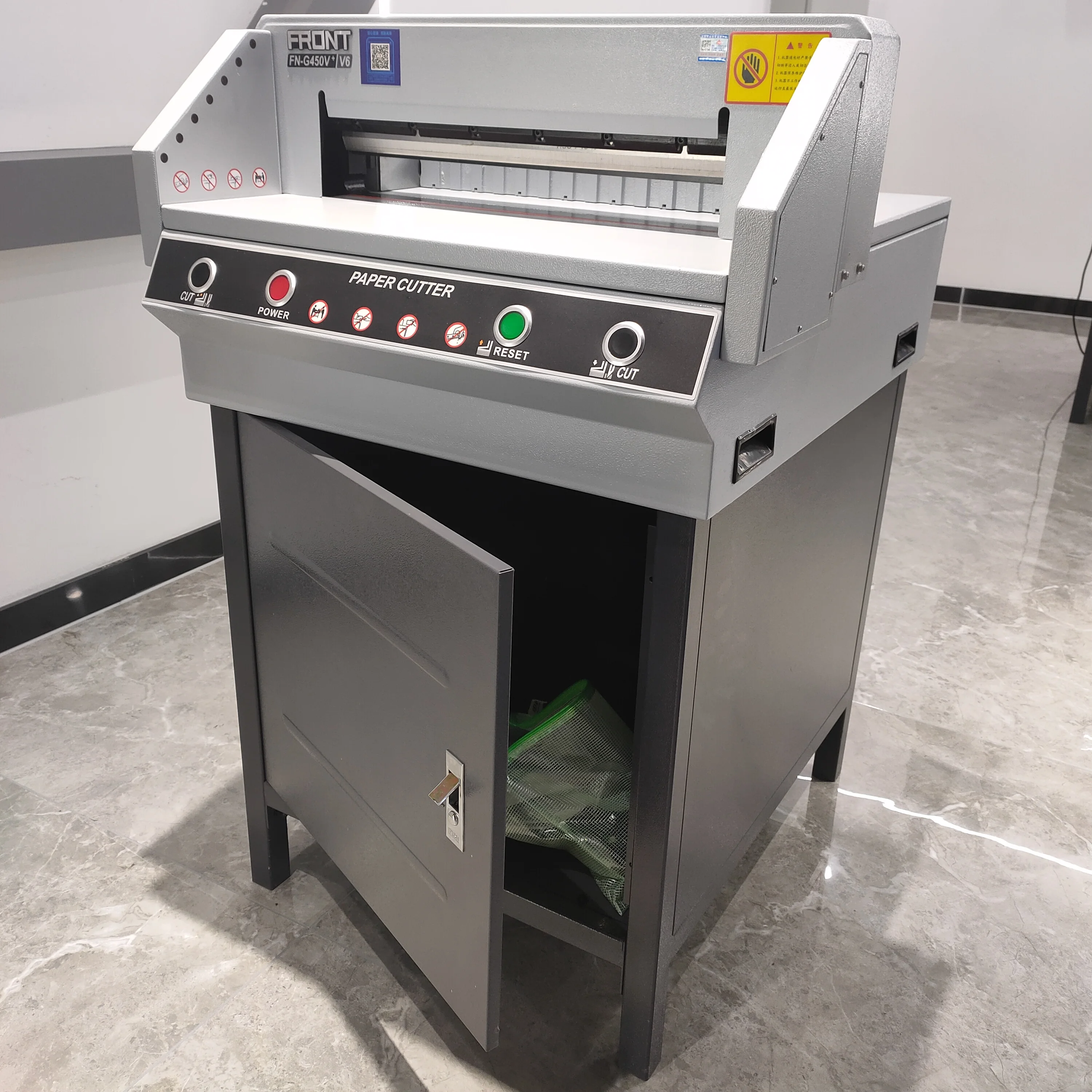 G450V + Электрический резак для бумаги 450 мм CNC машина резки A3 гильотинное переднее Офисное оборудование