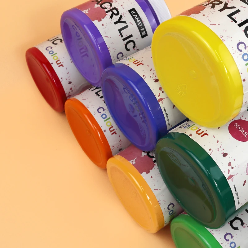 Wholesale professional 500ml artist acrylic paint set art supplies