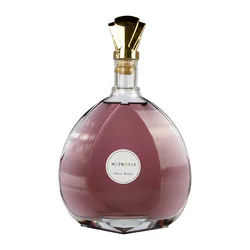 Unique Design 1000ml Large Capacity Empty XO Whiskey Liquor Glass Bottle With Cork