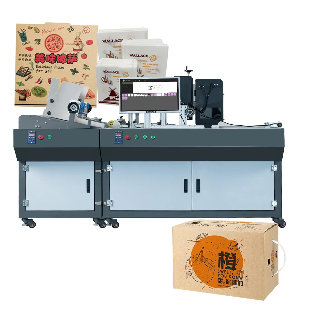 Kelier  Easy Operation Digital Cardboard Printing Machine For Paper Bags Single Pass Printer For Pouch Bag Paper