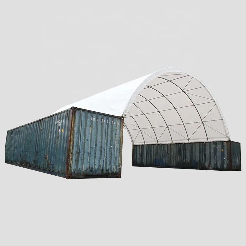 Suihe 40ft Dome Container shelter tent shed PVC Waterproof Shipping Container Sunshade canopy