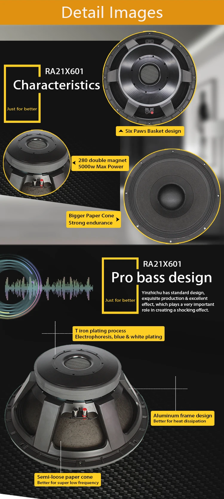 21inch Woofer Speaker