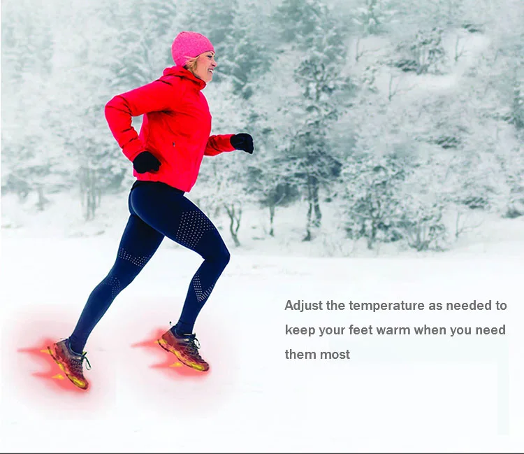 
Source factory unisex Wireless Electrical Remote Control Rechargeable Hunting Skiing whole sole Heated Insoles 