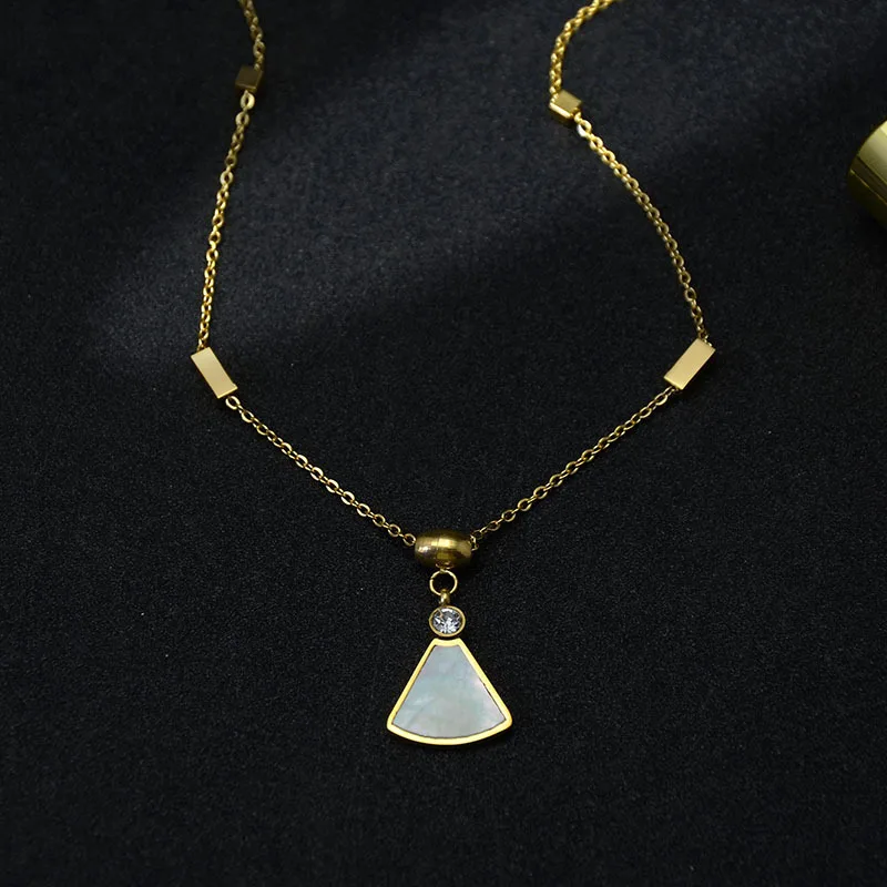 custom design necklace jewelry natural crystal stone best birthday gift for your girl