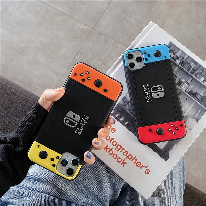 Cute Hot-Blooded Gaming Skin Soft Silicone Protective Mobile Phone Covers For iPhone 14 13 12 11 Pro Max Nintendo Game Case