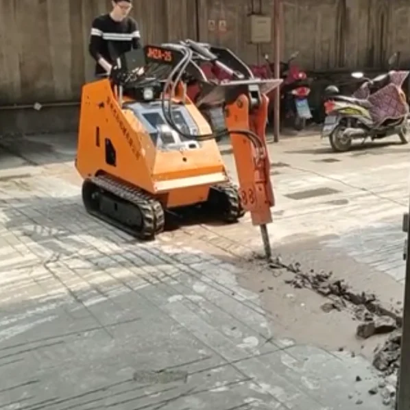 Kubota engine mini crawler excavator with thumb bucket for garden